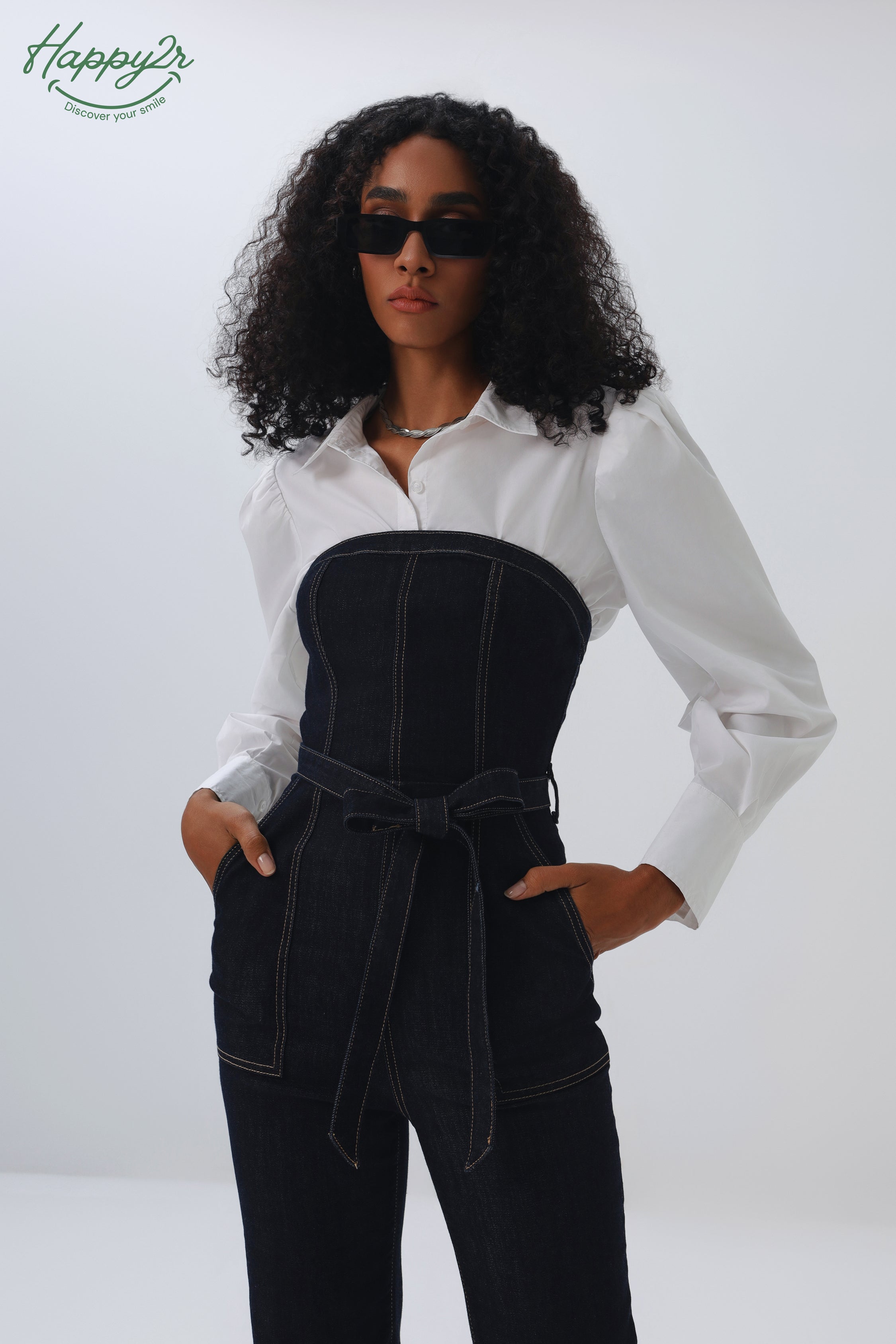 Strapless Wide Leg Jumpsuit